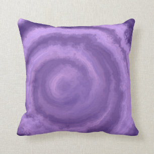 Lila Strudelthrow-Kissen Kissen