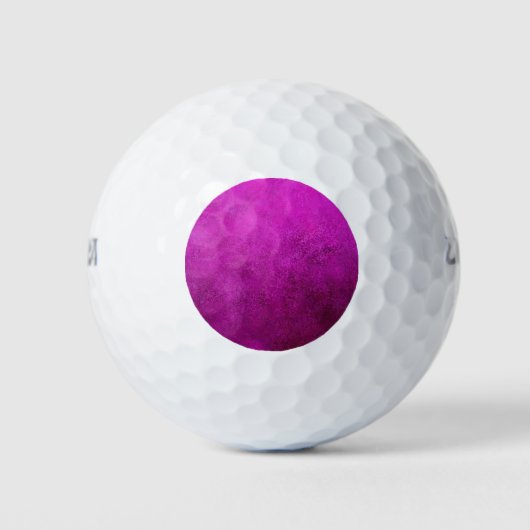 Lila Struktur Golfball (Vorderseite)