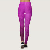 Lila Struktur Leggings (Rückseite)