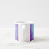 Lila Sturmwolkeneffekt Espressotasse (Rückseite)