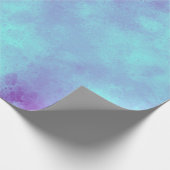 Lila Sturmwolkeneffekt Geschenkpapier (Ecke)