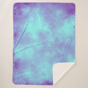 Lila Sturmwolkeneffekt Sherpa Blanket Sherpadecke