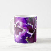 Lila stylised Kunst-Tasse der Kaffeetasse (Vorderseite Links)