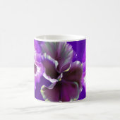 Lila stylised Kunst-Tasse der Kaffeetasse (Mittel)
