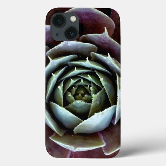Lila Sukkulentes Nah-Up Case-Mate iPhone Hülle (Rückseite)