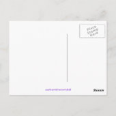 Lila Summe 1 Postkarten (Rückseite)