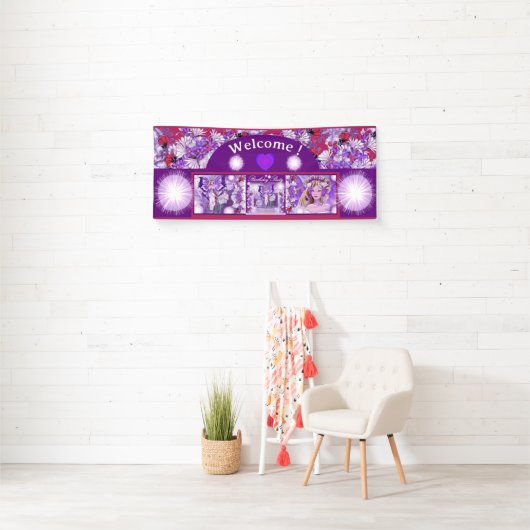 Lila Sun Fairy Banner (Insitu)