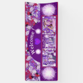 Lila Sun Fairy Banner (Vertikal)