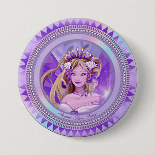 Lila Sun Fairy Button