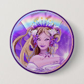 Lila Sun Fairy Button (Vorderseite)