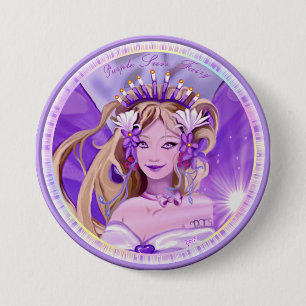 Lila Sun Fairy Button