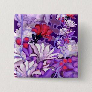 Lila Sun Fairy Button