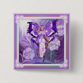 Lila Sun Fairy Button (Vorderseite)