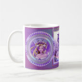 Lila Sun Fairy Coffee Tasse (Links)