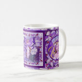 Lila Sun Fairy Coffee Tasse (VorderseiteRechts)