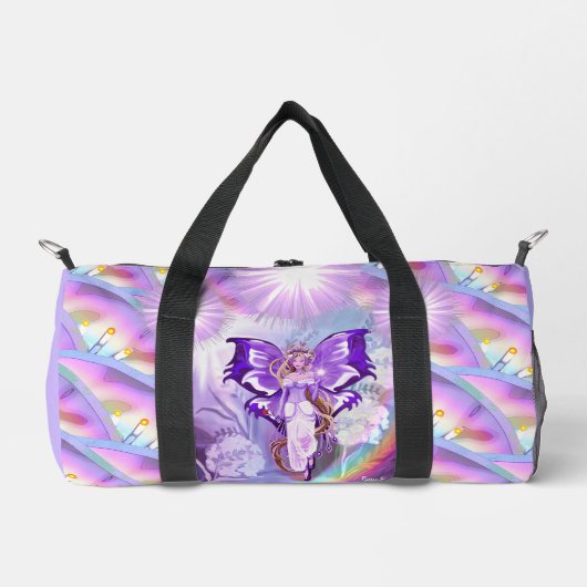 Lila Sun Fairy Duffle Bag (Vorderseite)