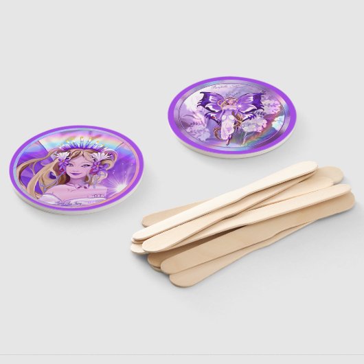 Lila Sun Fairy Fächer (Non-assembled)