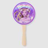 Lila Sun Fairy Fächer (Vorderseite)