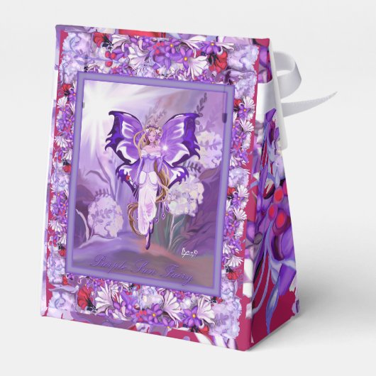 Lila Sun Fairy Fevor Box Geschenkschachtel (Rückseite)
