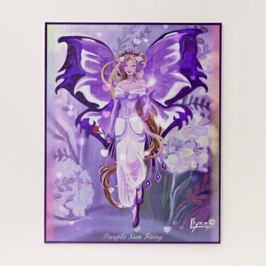 Lila Sun Fairy Jigsaw Puzzle (Vertikal)