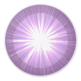 Lila Sun Fairy Keramikknauf