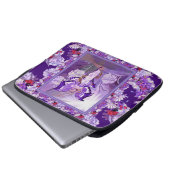 Lila Sun Fairy Laptopschutzhülle (Vorne Knopf)