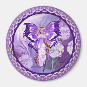 Lila Sun Fairy Magnet (Vorne)
