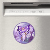 Lila Sun Fairy Magnet (In Situ (Geschirrspüler))