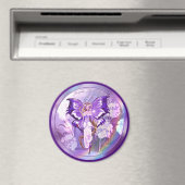 Lila Sun Fairy Magnet (In Situ (Geschirrspüler))