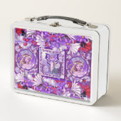Lila Sun Fairy Metal Lunch Box (Vorderseite)
