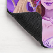 Lila Sun Fairy Mouse Pad Mousepad (Ecke)