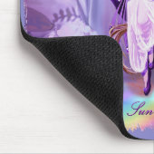 Lila Sun Fairy Mousepad (Ecke)