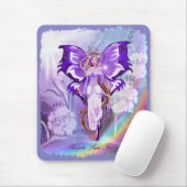 Lila Sun Fairy Mousepad (Mit Mouse)