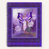 Lila Sun Fairy-Notebook Notizblock (Vorderseite)