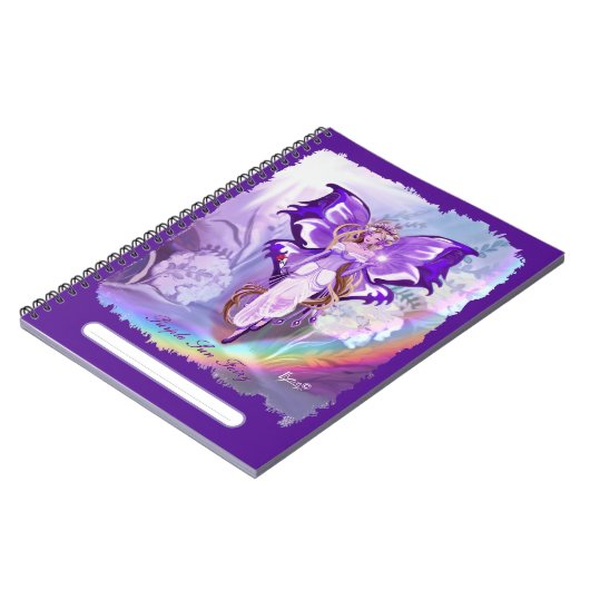 Lila Sun Fairy-Notebook Notizblock (Linke Seite)