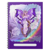 Lila Sun Fairy-Notebook Notizblock (Vorderseite)
