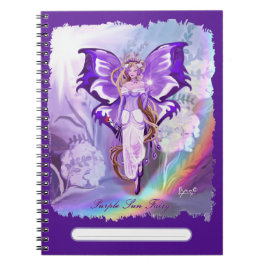 Lila Sun Fairy-Notebook Notizblock