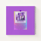 Lila Sun Fairy-Notebook Notizblock (Rückseite)