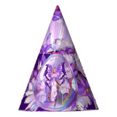 Lila Sun Fairy Party Hat Partyhütchen (Vorderseite)