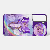 Lila Sun Fairy Samsung Galaxy Hülle (Rückseite (Horizontal))