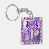 Lila Sun Fairy Schlüsselanhänger (Vorderseite links)