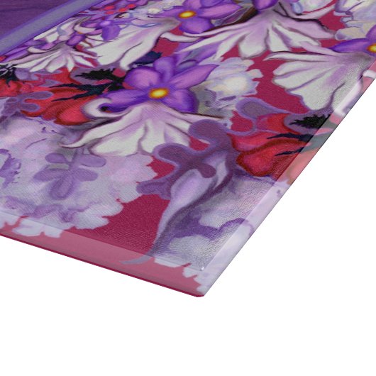 Lila Sun Fairy Schneidebrett (Ecke)