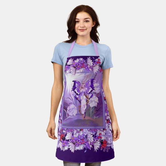 Lila Sun Fairy Schürze (Getragen)