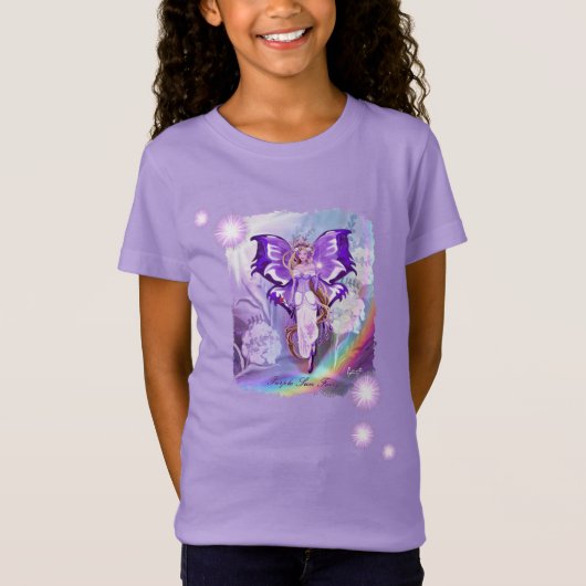 Lila Sun Fairy T-Shirt (Vorderseite)