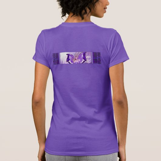 Lila Sun Fairy T - Shirt (Rückseite)
