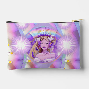 Lila Sun Fairy Zubehörtasche