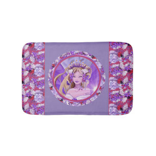 Lila Sun Fee Bath Mat Badematte