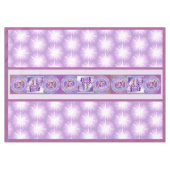 Lila Sun Fee Tablecloth Tischdecke (Vorderseite (Horizontal))