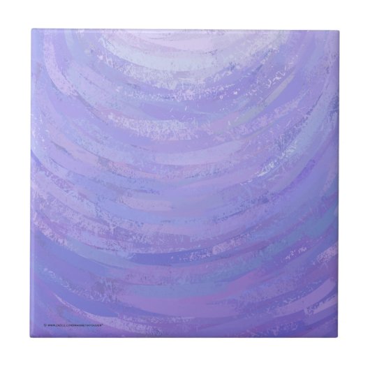 Lila Sun Fliese (Vorderseite)