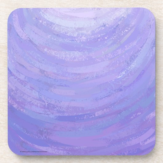 Lila Sun Getränkeuntersetzer (Vorderseite)